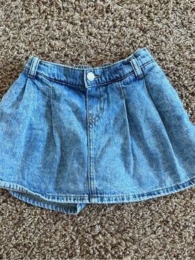 Cat & Jack Light Blue Denim Skater skort